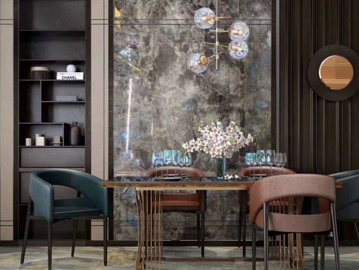 Labradorite Blue Granite Flooring Tiles