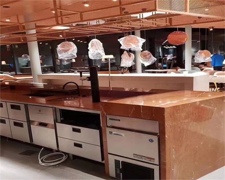 Rojo Alicante stone counter Rojo Alicante stone counter