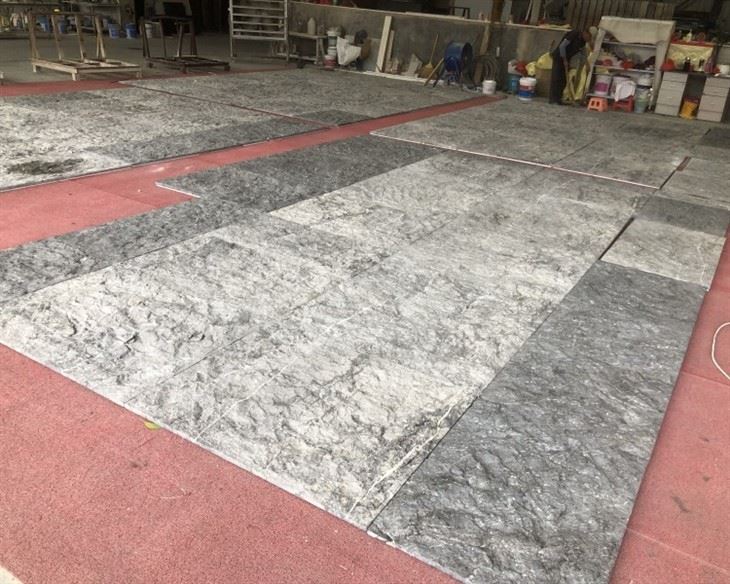 grey marble bathroom