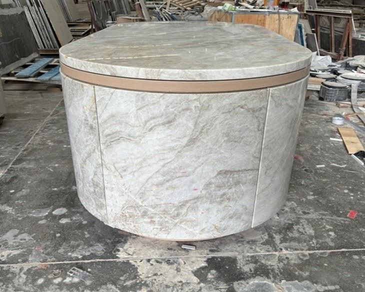 Taj Mahal Quartzite island top