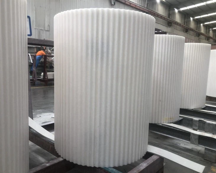 Thassos White Marble Pedestal Basin